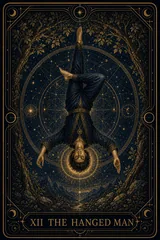 12. The Hanged Man tarot card