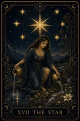 17. The Star tarot card